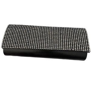 Clutch for evening with rhinestones